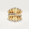 Anel Grain De Café, Diamantes