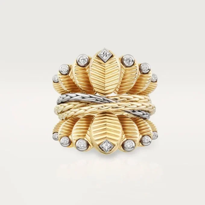 Anel Grain De Café, Diamantes