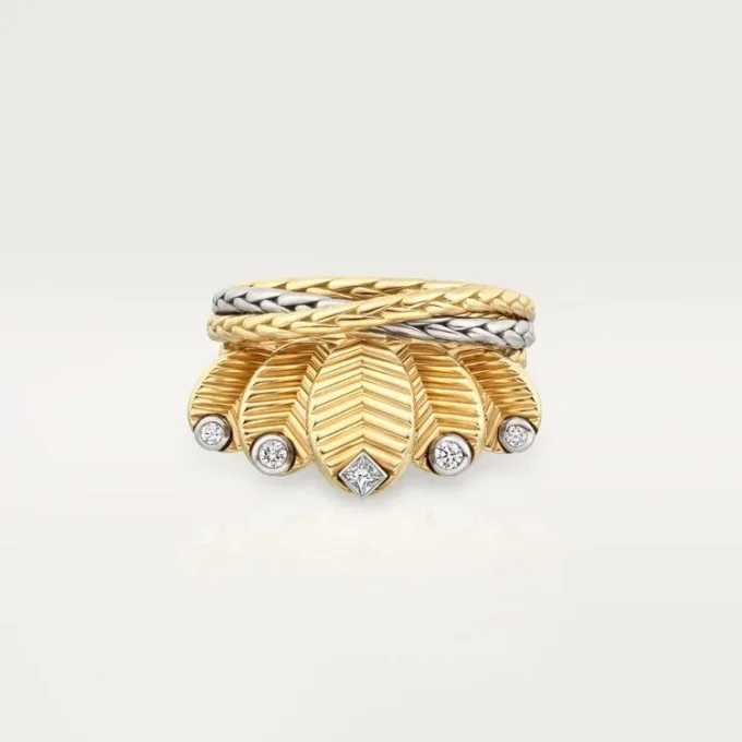 Anel Grain De Café, Diamantes