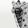 Anel Indomptables De Cartier, pavé