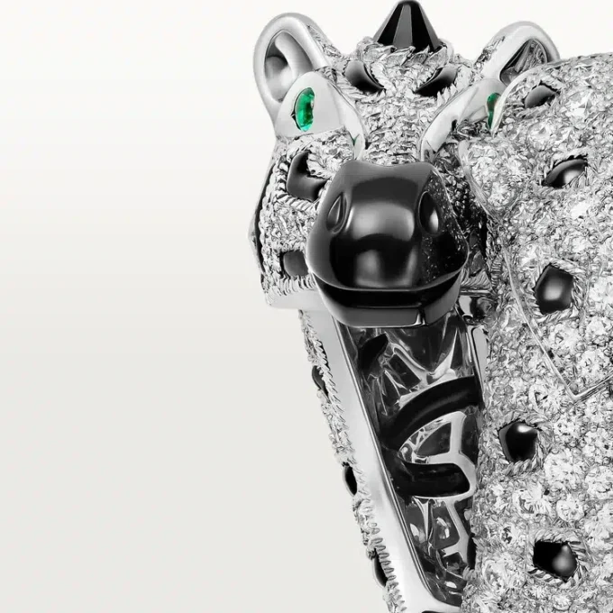 Anel Indomptables De Cartier, pavé