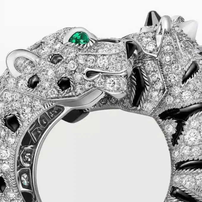 Anel Indomptables De Cartier, pavé