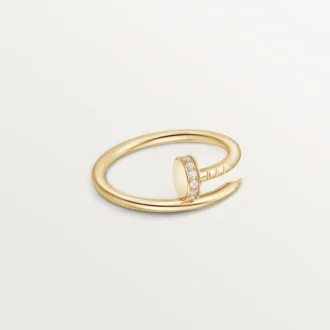 Anel Juste Un Clou, Modelo Pequeno, Diamantes