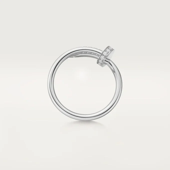 Anel Juste Un Clou, Modelo Pequeno, Diamantes