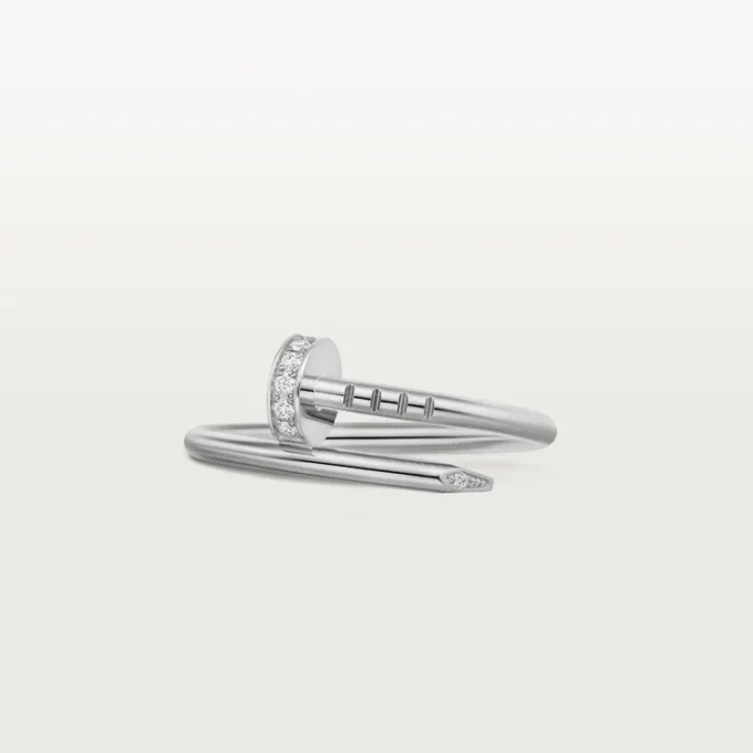 Anel Juste Un Clou, Modelo Pequeno, Diamantes