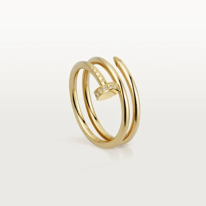 Anel Juste Un Clou – Ouro Amarelo, Diamantes – Cartier