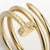 Anel Juste Un Clou – Ouro Amarelo, Diamantes – Cartier