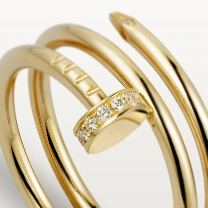 Anel Juste Un Clou – Ouro Amarelo, Diamantes – Cartier