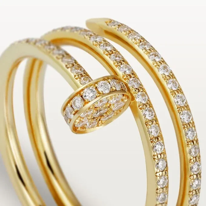 Anel Juste Un Clou – Ouro Amarelo, Diamantes – Cartier