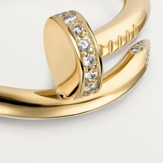 Anel Juste Un Clou – Ouro Amarelo, Diamantes – Cartier