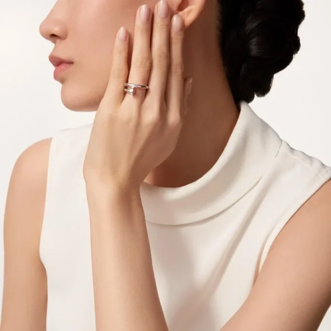 Anel Juste Un Clou – Ouro Branco – Cartier
