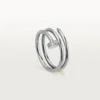 Anel Juste Un Clou – Ouro Branco, Diamantes – Cartier