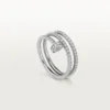 Anel Juste Un Clou – Ouro Branco, Diamantes – Cartier