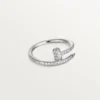 Anel Juste Un Clou – Ouro Branco, Diamantes – Cartier