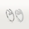 Anel Juste Un Clou – Ouro Branco, Diamantes – Cartier