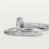 Anel Juste Un Clou – Ouro Branco, Diamantes – Cartier