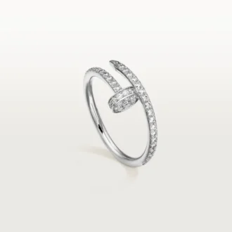 Anel Juste Un Clou – Ouro Branco, Diamantes – Cartier
