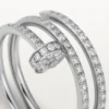 Anel Juste Un Clou – Ouro Branco, Diamantes – Cartier