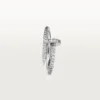 Anel Juste Un Clou – Ouro Branco, Diamantes – Cartier