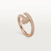 Anel Juste Un Clou – Ouro rosa, diamantes – Cartier