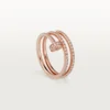 Anel Juste Un Clou – Ouro rosa, diamantes – Cartier
