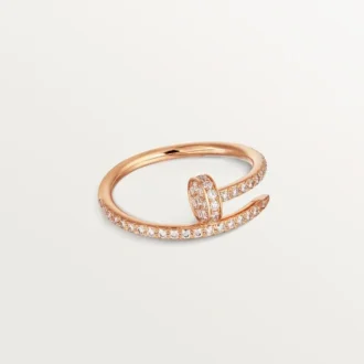 Anel Juste Un Clou – Ouro rosa, diamantes – Cartier
