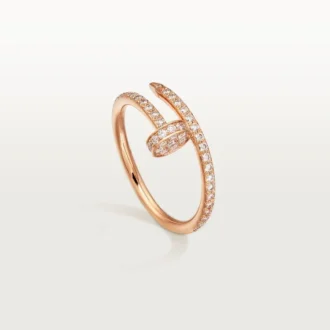 Anel Juste Un Clou – Ouro rosa, diamantes – Cartier