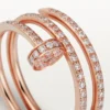 Anel Juste Un Clou – Ouro rosa, diamantes – Cartier