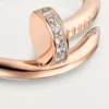 Anel Juste Un Clou – Ouro rosa, diamantes – Cartier