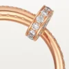 Anel Juste Un Clou – Ouro rosa, diamantes – Cartier
