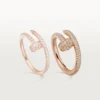 Anel Juste Un Clou – Ouro rosa, diamantes – Cartier