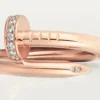 Anel Juste Un Clou – Ouro rosa, diamantes – Cartier