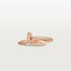 Anel Juste Un Clou – Ouro rosa, diamantes – Cartier