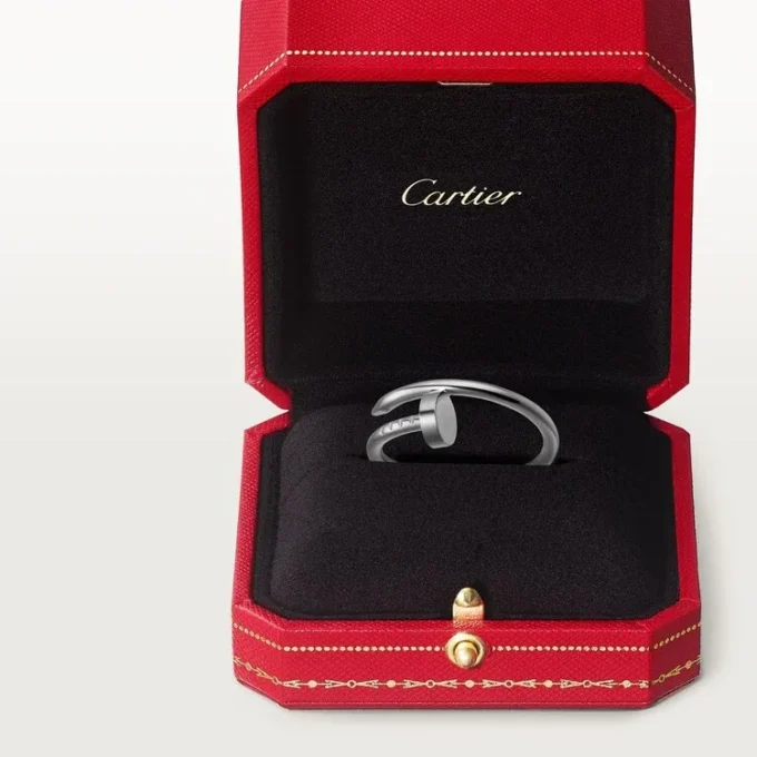 Anel Juste Un Clou Sm – Ouro Branco – Cartier