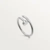 Anel Juste Un Clou Sm – Ouro Branco – Cartier