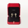 Anel Les Berlingots De Cartier, semi-pavimentado