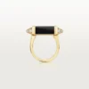 Anel Les Berlingots De Cartier, semi-pavimentado