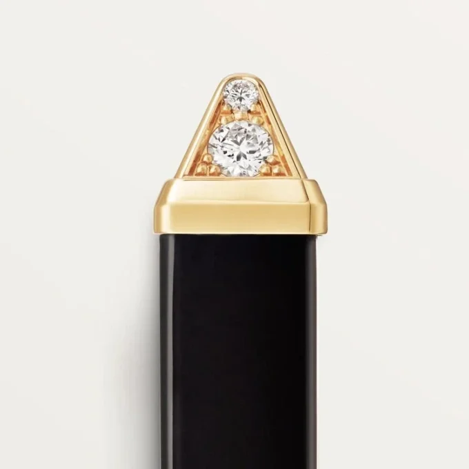 Anel Les Berlingots De Cartier, semi-pavimentado