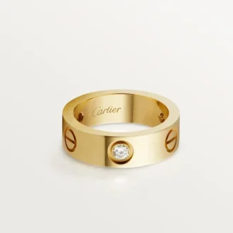 Anel Love 3 Diamond – Ouro amarelo, modelo clássico | Cartier Us