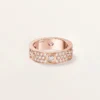 Anel Love, Modelo Clássico, Pavé, 6 Diamantes