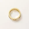 Anel Love, Modelo Clássico, Pavé, 6 Diamantes