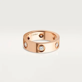 Anel Love – Ouro rosa, diamantes – Cartier