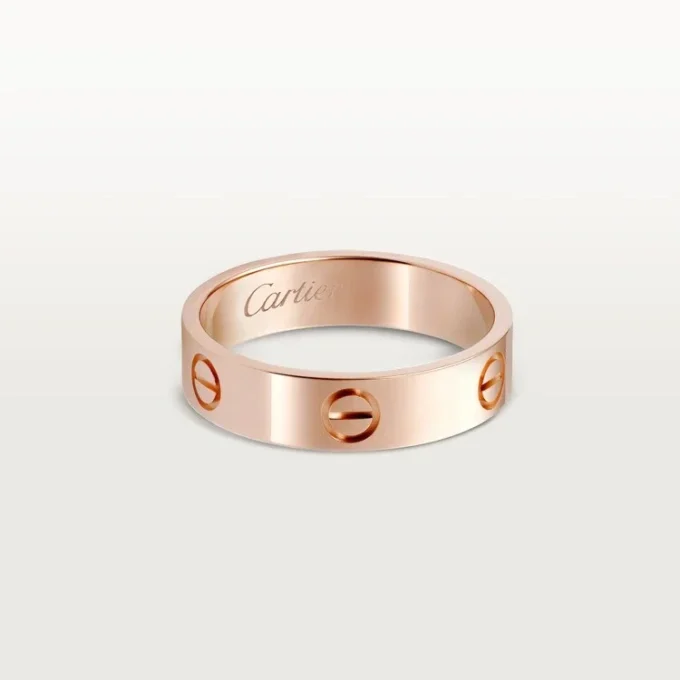 Anel Love – Ouro rosa, modelo clássico | Cartier EUA