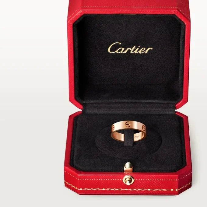 Anel Love – Ouro rosa, modelo clássico | Cartier EUA