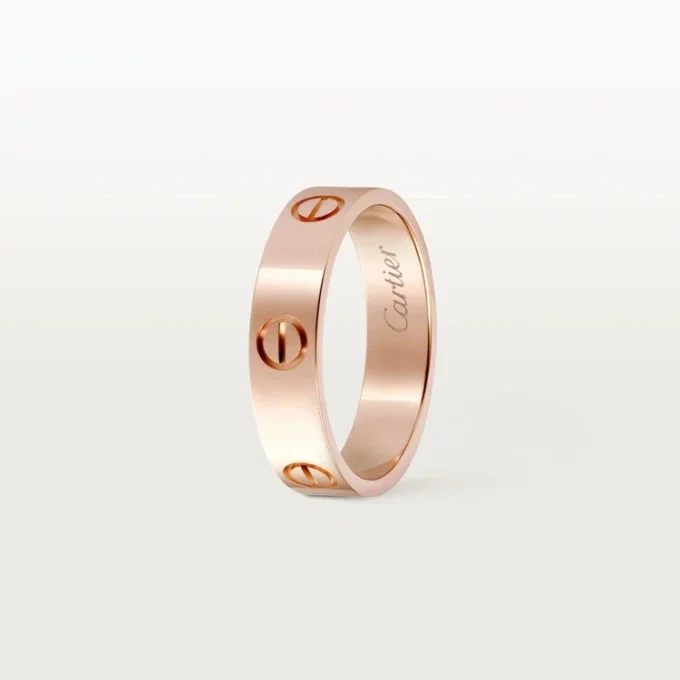 Anel Love – Ouro rosa, modelo clássico | Cartier EUA