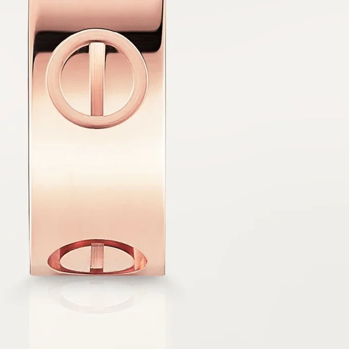 Anel Love – Ouro rosa, modelo clássico | Cartier EUA