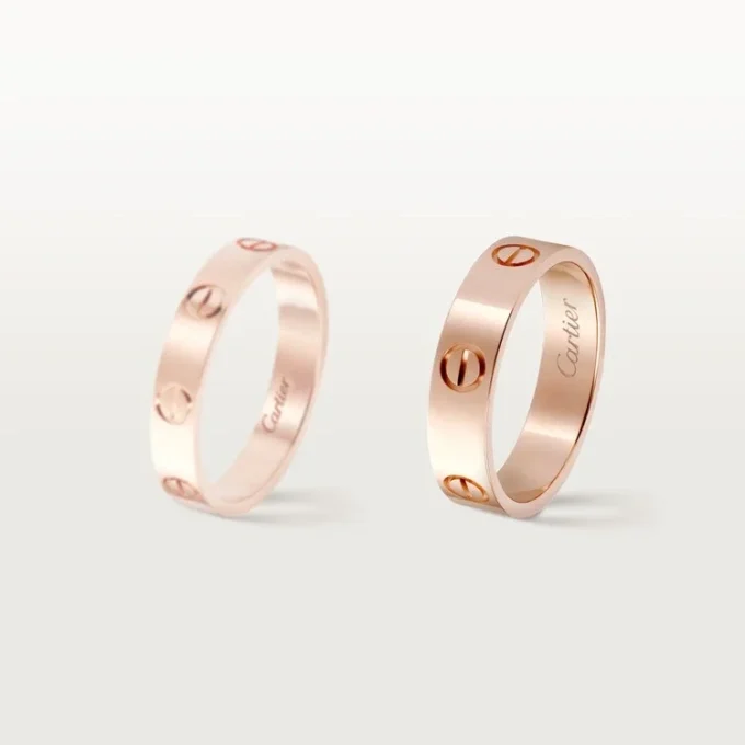 Anel Love – Ouro rosa, modelo clássico | Cartier EUA