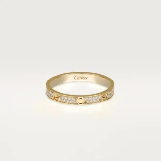 Anel Love, tamanho S – Ouro amarelo, diamantes – Cartier