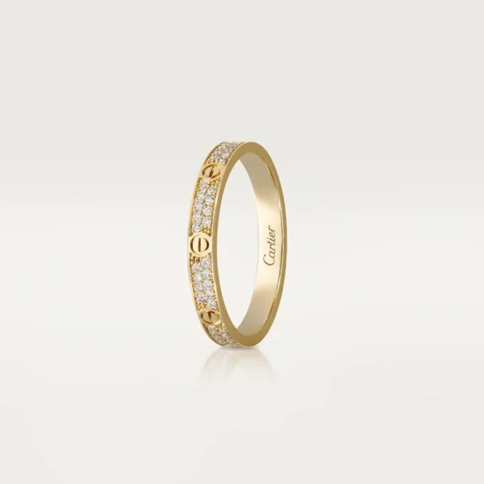 Anel Love, tamanho S – Ouro amarelo, diamantes – Cartier