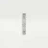Anel Love, tamanho S – Ouro branco, diamantes – Cartier